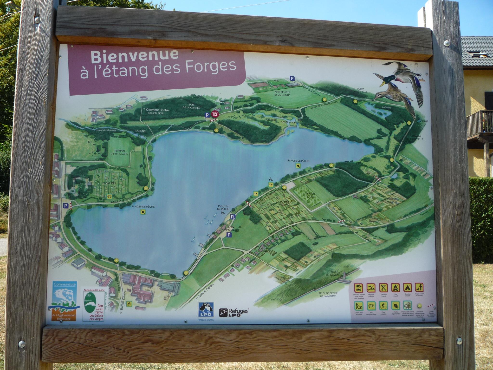 Rando : Circuit Belfort – Étang des forges, fortifications et château ...